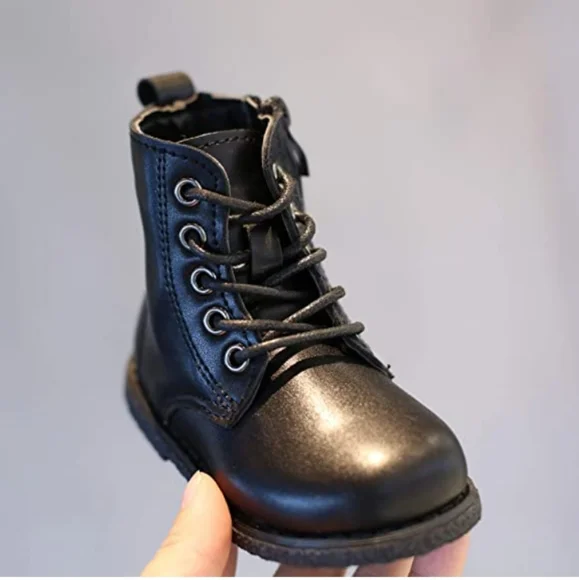 NWOT boy black leather shoes. Deer Stags | Shoes | Nwot Boys Classic Black Loafers | Poshmark main image 4